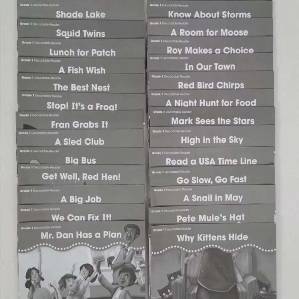 Benchmark Education Buildup Phonics Take-Home Grade 1 Decodable Readers 1a - 30a